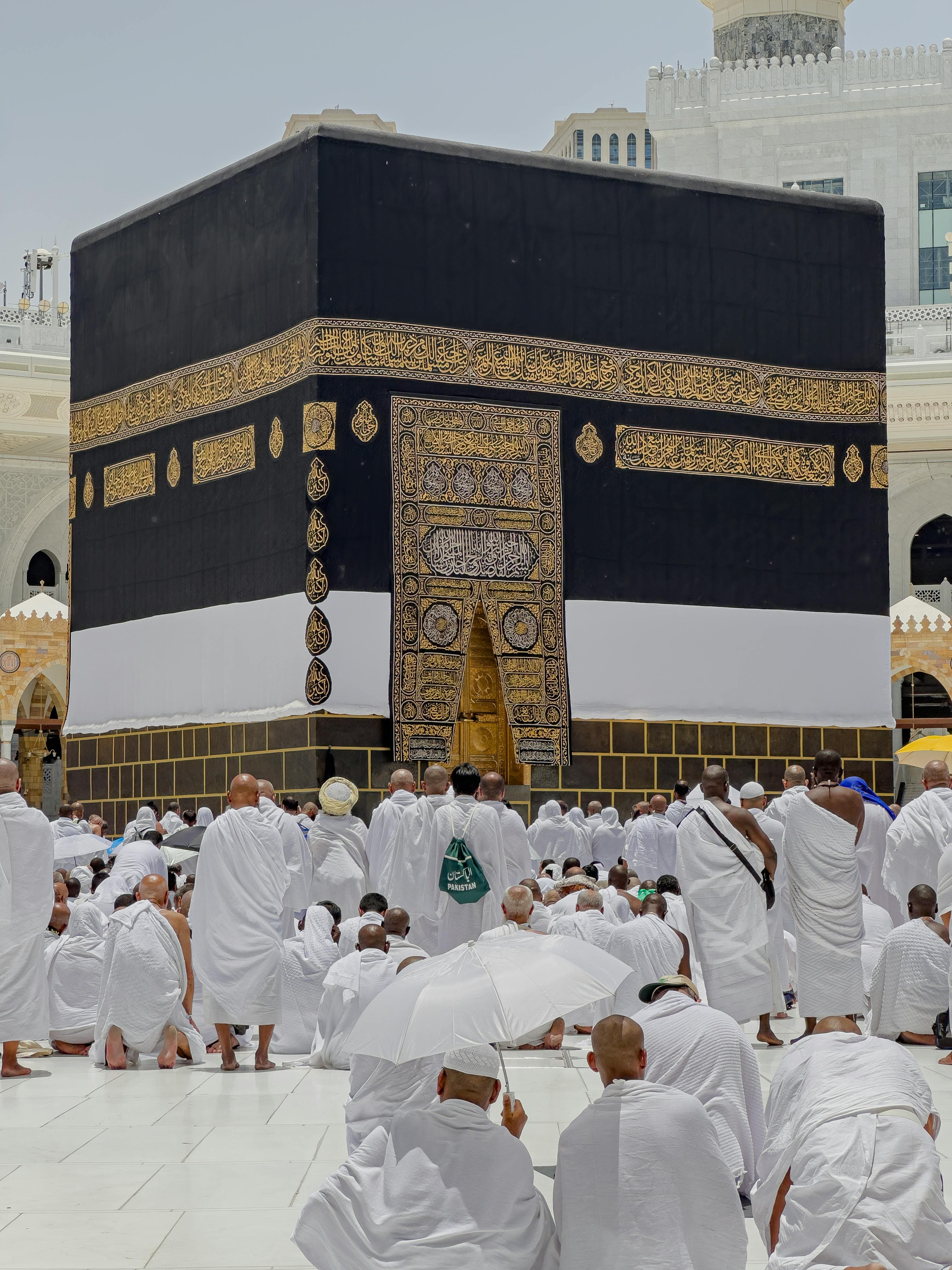 Sacred pilgrimage at the Kaaba in Mecca